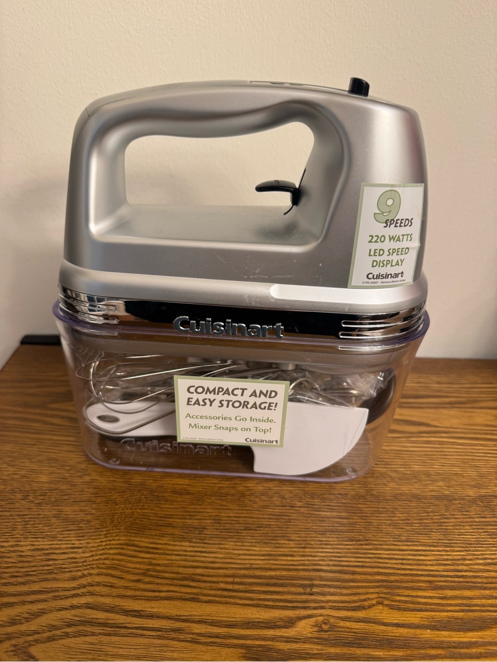 Cuisinart Power Advantage PLUS 9-Speed Hand Mixer Storage Case HM-90S NWOT - Picture 5 of 12